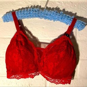 City Chic Red Bralette